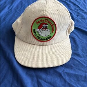 Santa Claus Corduroy cream SnapBack
